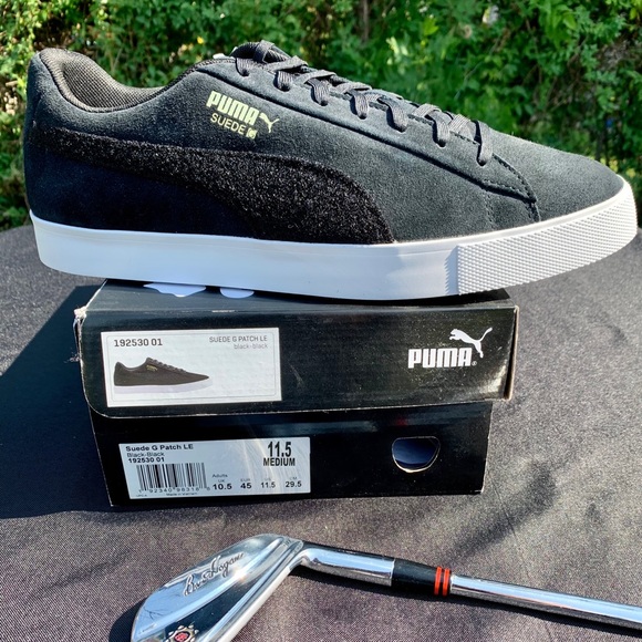 puma suede golf shoes